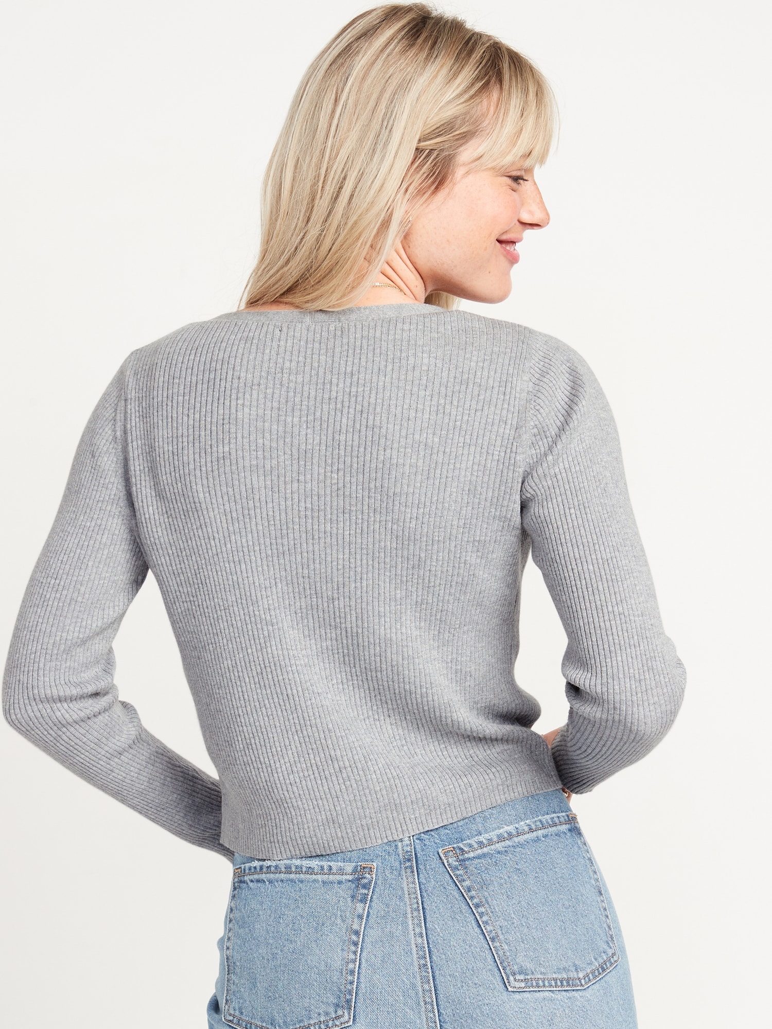 Pulls, Gilets Et Sweats Femme,Cardigans Longs Tricotés Pour Femmes Tempérament Rouge Jacquard Col En V Bouton À Manches Longues Chandails Ouverts Sur Le Devant Cardigan Élégant Hiver Lâche Dou