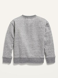 View large product image 4 of 4. Gender-Neutral Crew-Neck Sweatshirt for Kids