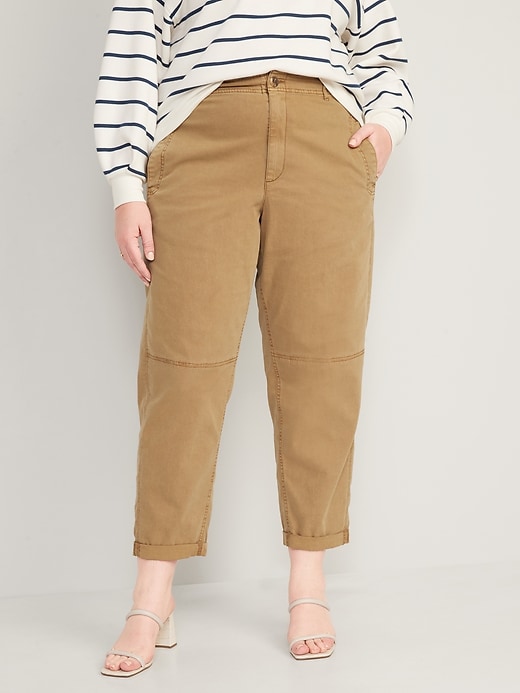 Image number 7 showing, High-Waisted Slouchy Balloon Workwear Pants for Women