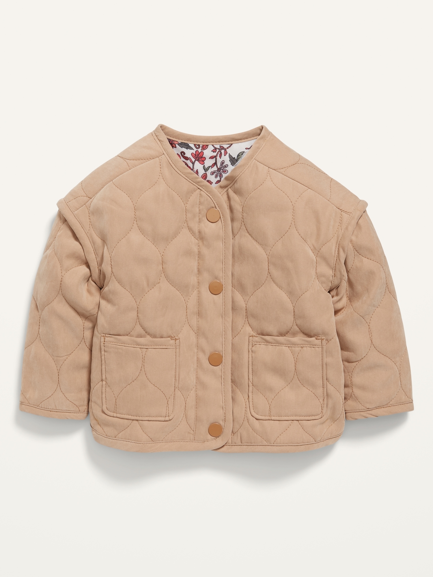 Quilted Snap Front Jacket for Baby