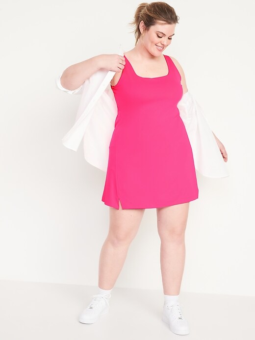 Image number 7 showing, PowerSoft Sleeveless Shelf-Bra Support Dress for Women