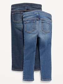Image number 2 showing, Wow Skinny Pull-On Jeans 2-Pack for Toddler Girls