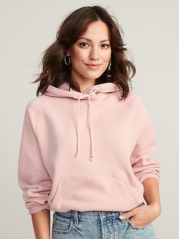 Oversized Fleece Hoodie Old Navy