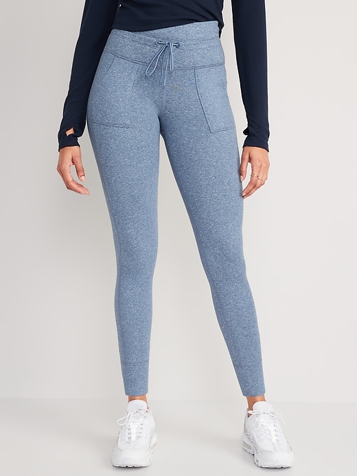 Image number 1 showing, High-Waisted CozeCore Jogger Leggings for Women