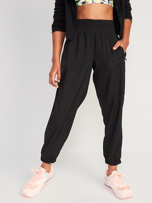 Buy Girls Black Solid Regular Fit Track Pants Online - 779806