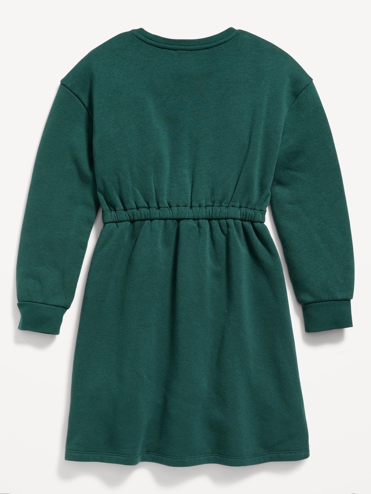 long-sleeve-cinched-waist-sweatshirt-dress-for-girls-old-navy