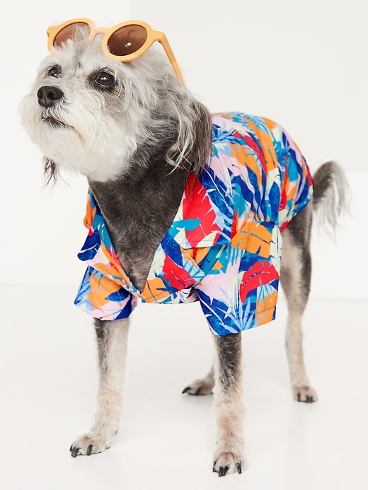 Printed Resort Shirt for Pets Old Navy