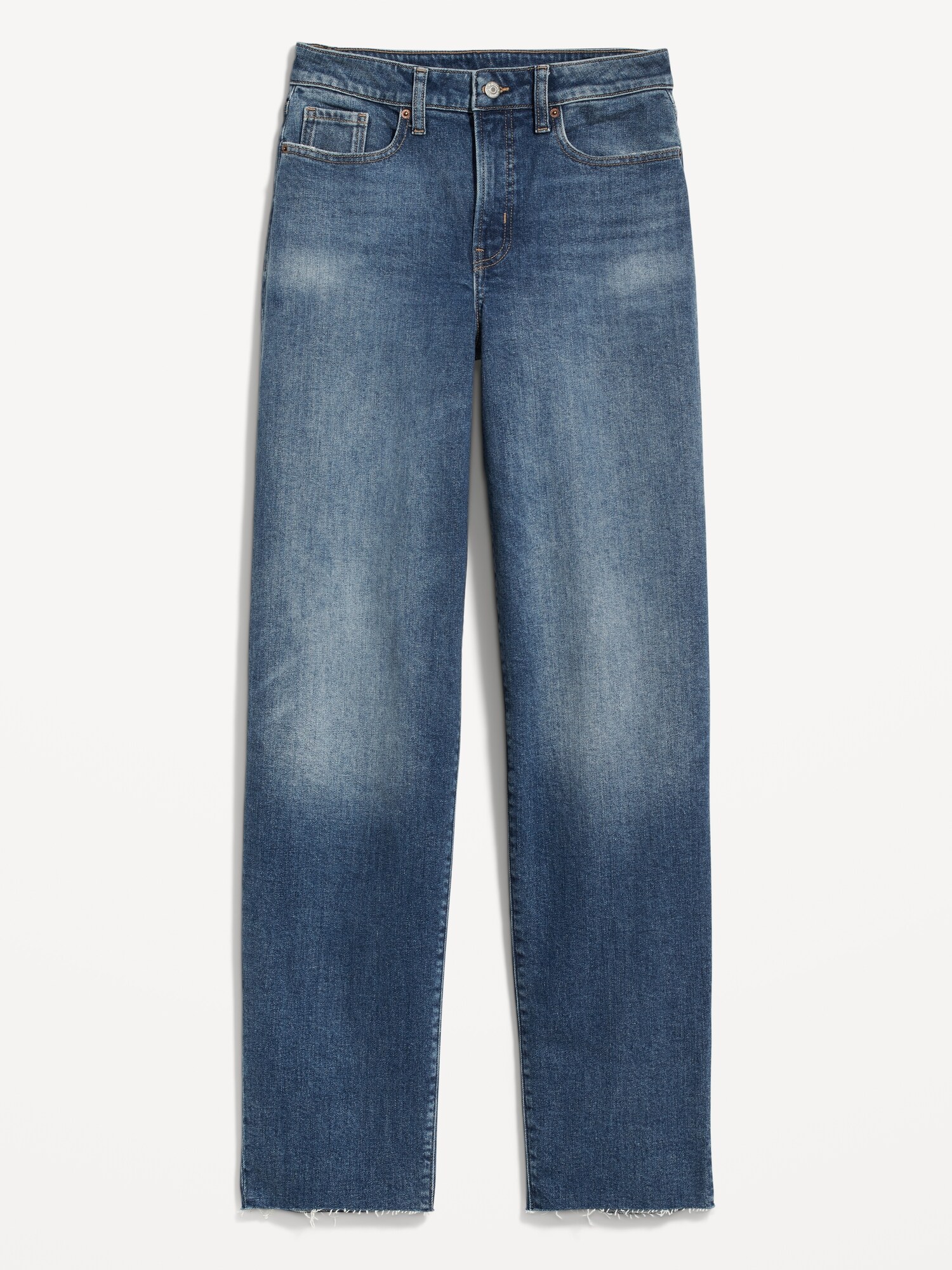 High-Waisted OG Loose Cut-Off Jeans for Women