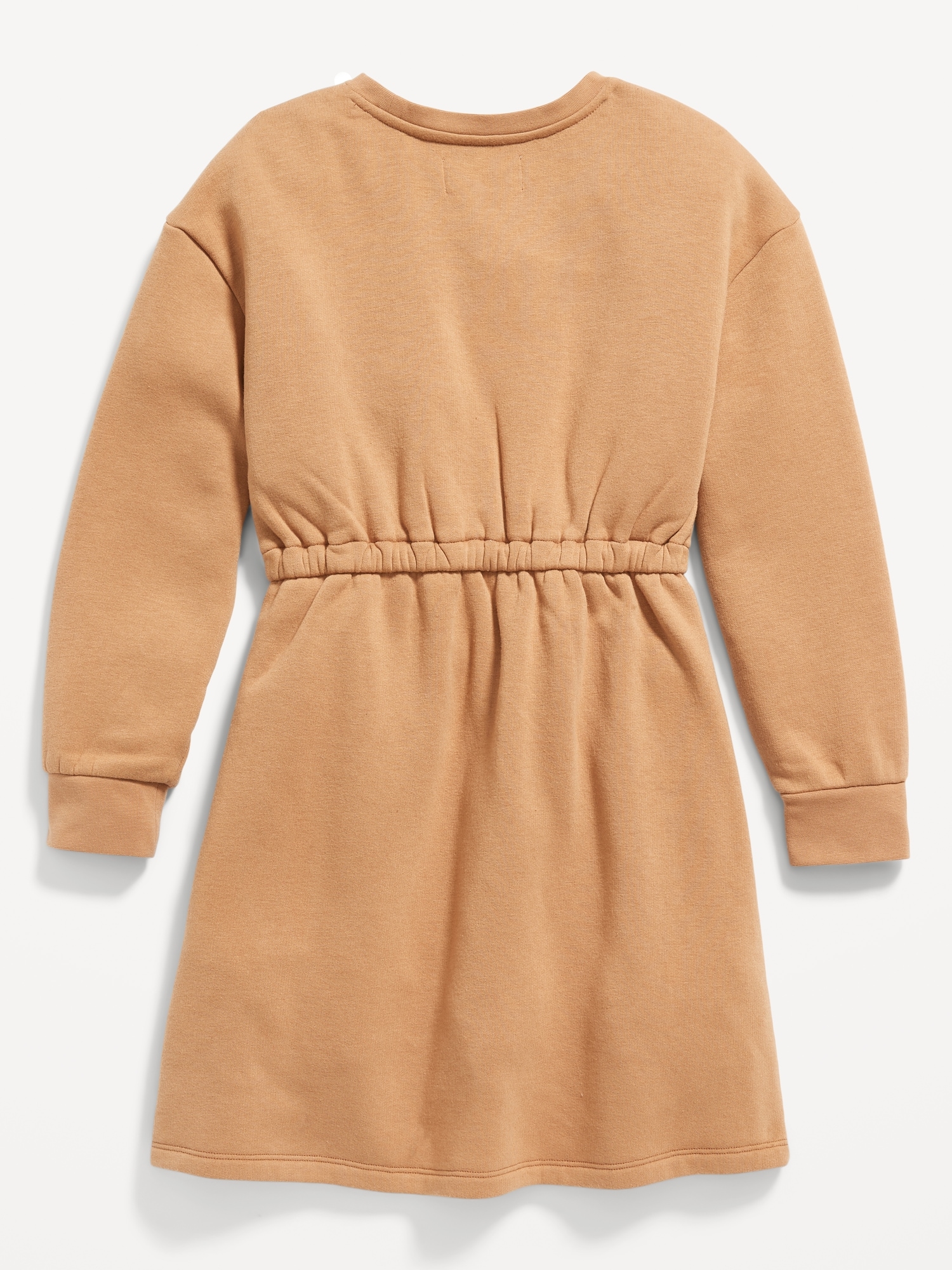 LongSleeve CinchedWaist Sweatshirt Dress for Girls Old Navy
