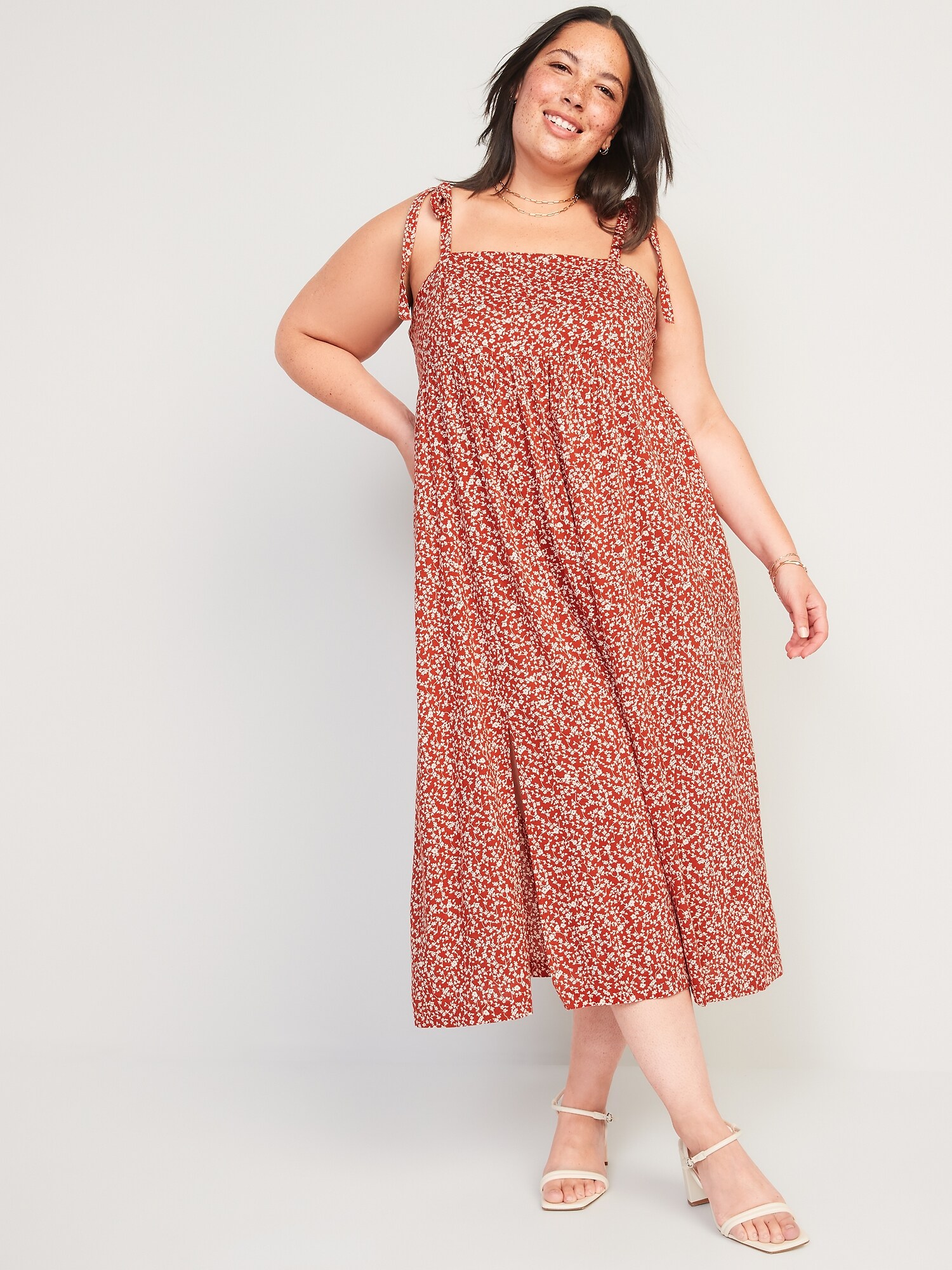 old navy split front maxi dress