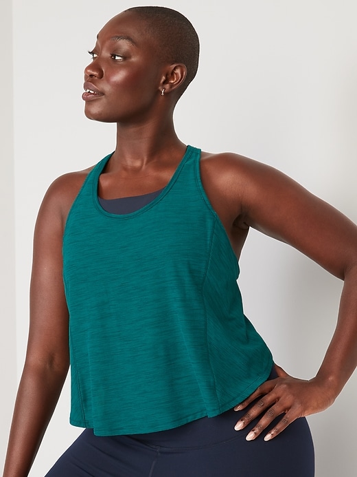 Image number 5 showing, Racerback Crop Performance Tank Top