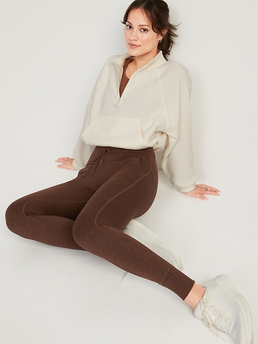 Image number 3 showing, High-Waisted CozeCore Jogger Leggings
