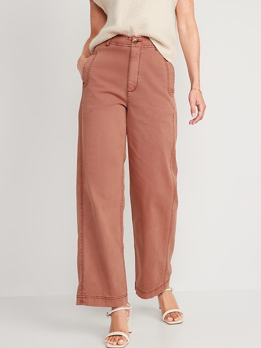 Old Navy - Extra High-Waisted Wide-Leg Workwear Pants for Women