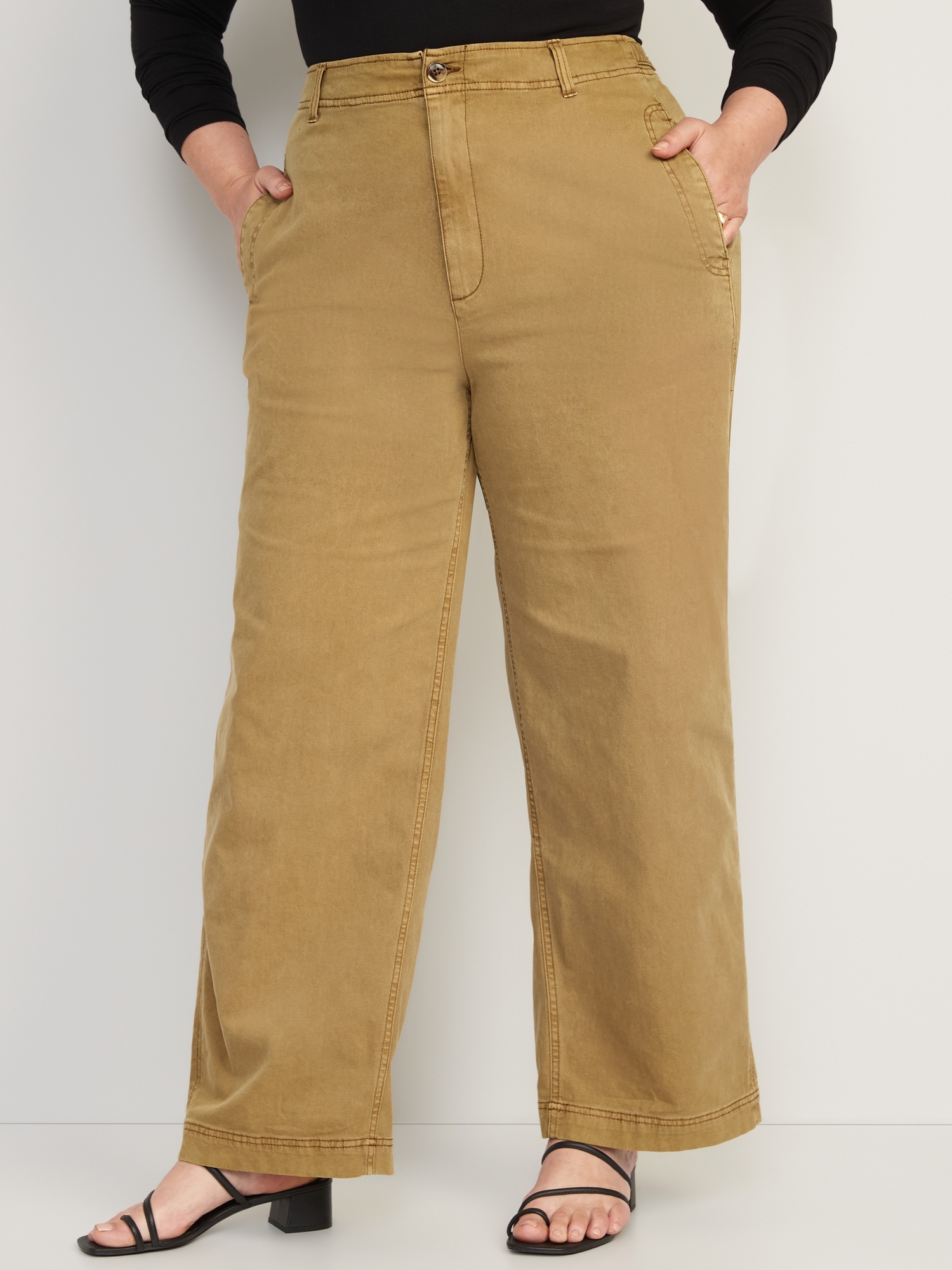 Extra High-Waisted Wide-Leg Workwear Pants for Women | Old Navy