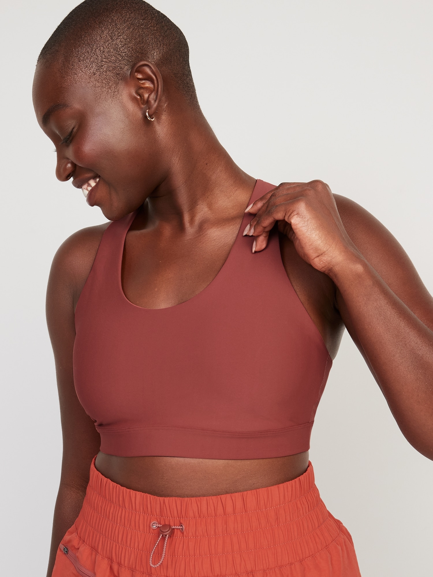 Old Navy Medium Support Strappy Sports Bra, Old Navy Makes Some Seriously  Cute Workout Clothes, and Everything's Under $40