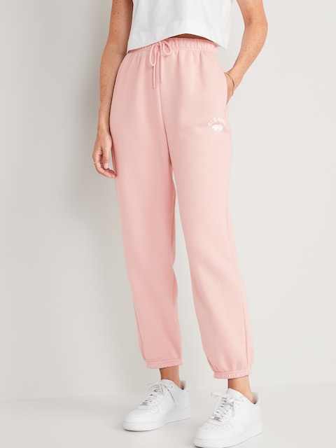 Extra High-Waisted Logo-Graphic Sweatpants