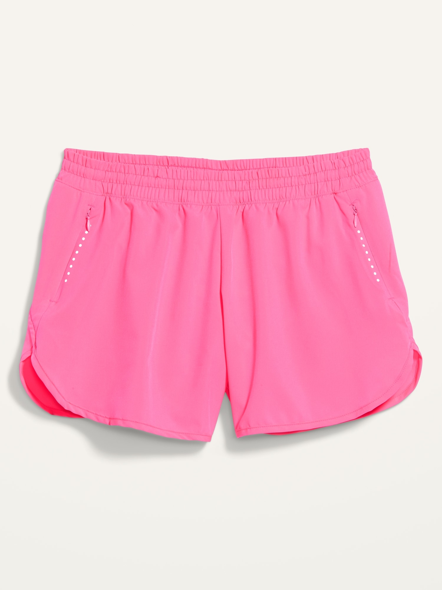 Old Navy Mid-Rise StretchTech Run Shorts for Women -- 4-inch inseam pink. 1