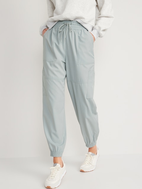 Pantalon de jogging cargo StretchTech à taille très haute pour Femme