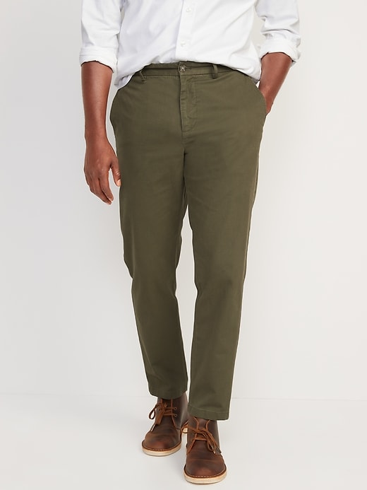 View large product image 1 of 3. Loose Taper Built-In Flex Rotation Ankle-Length Chino Pants