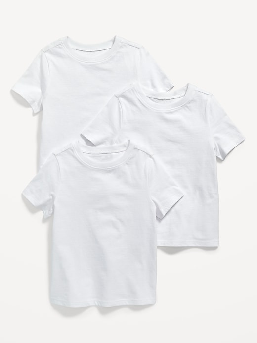 View large product image 1 of 1. Unisex Solid T-Shirt 3-Pack for Toddler