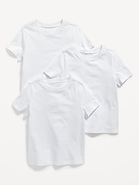 Image number 1 showing, Unisex Solid T-Shirt 3-Pack for Toddler