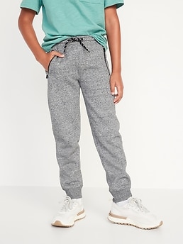 Zip-Pocket Jogger Sweatpants for Boys