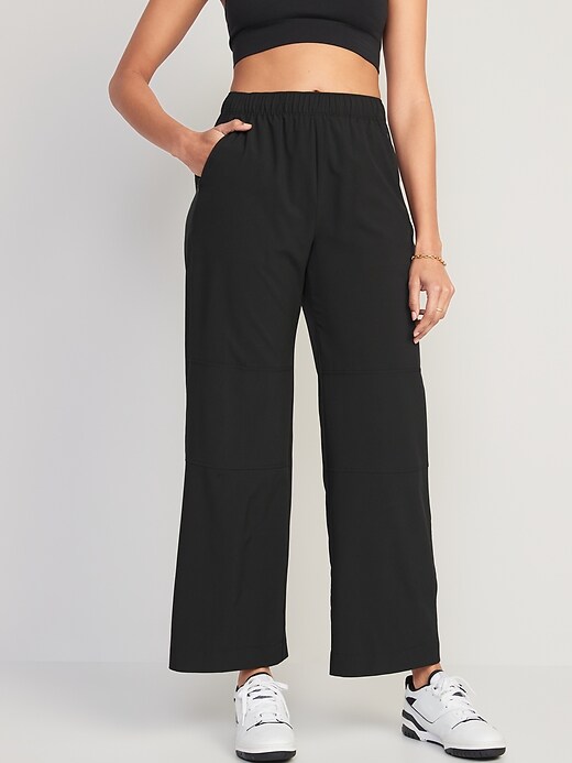 High-Waisted StretchTech Wide-Leg Pants | Old Navy