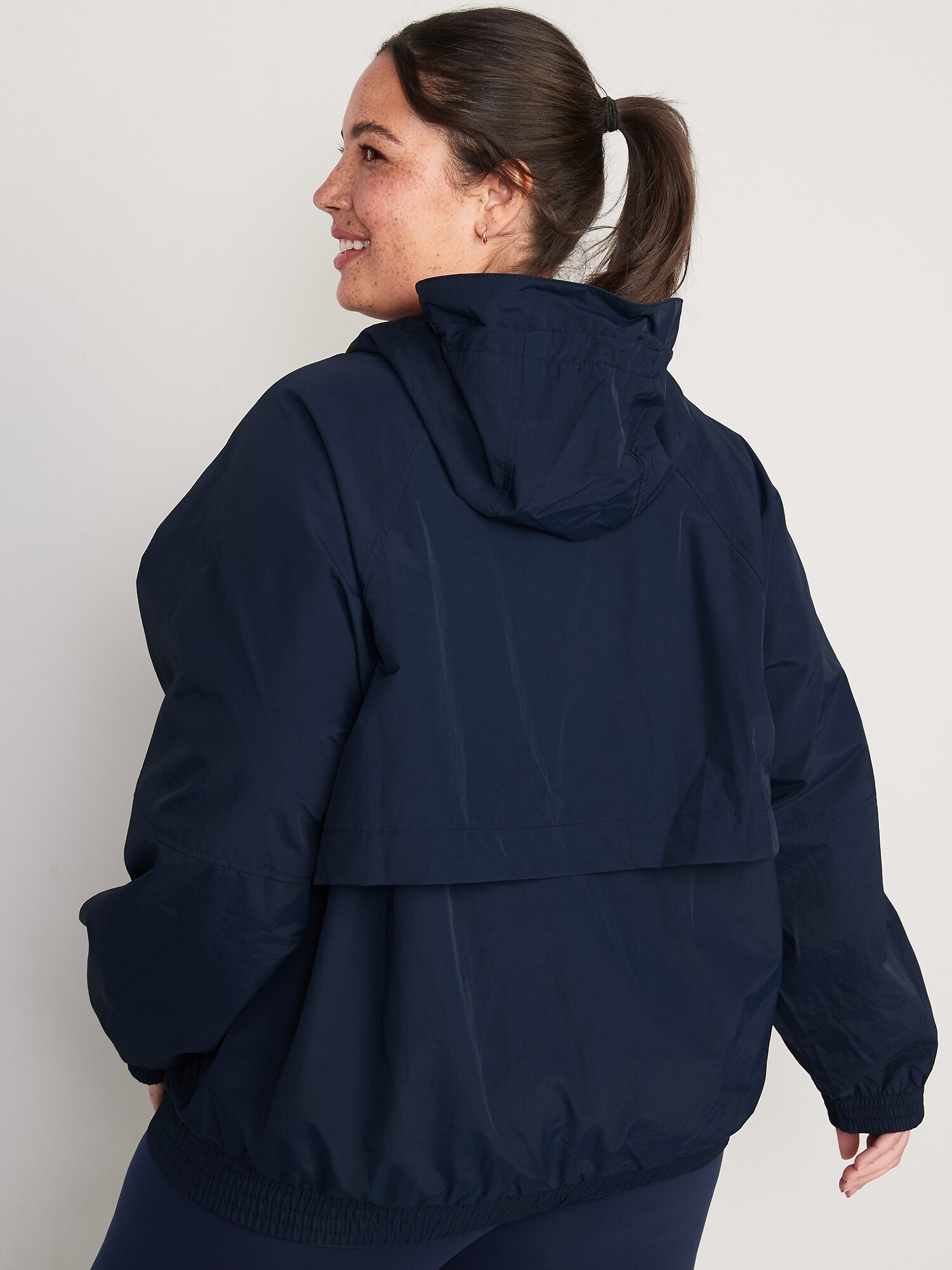 Water-Resistant Nylon Performance Zip Jacket