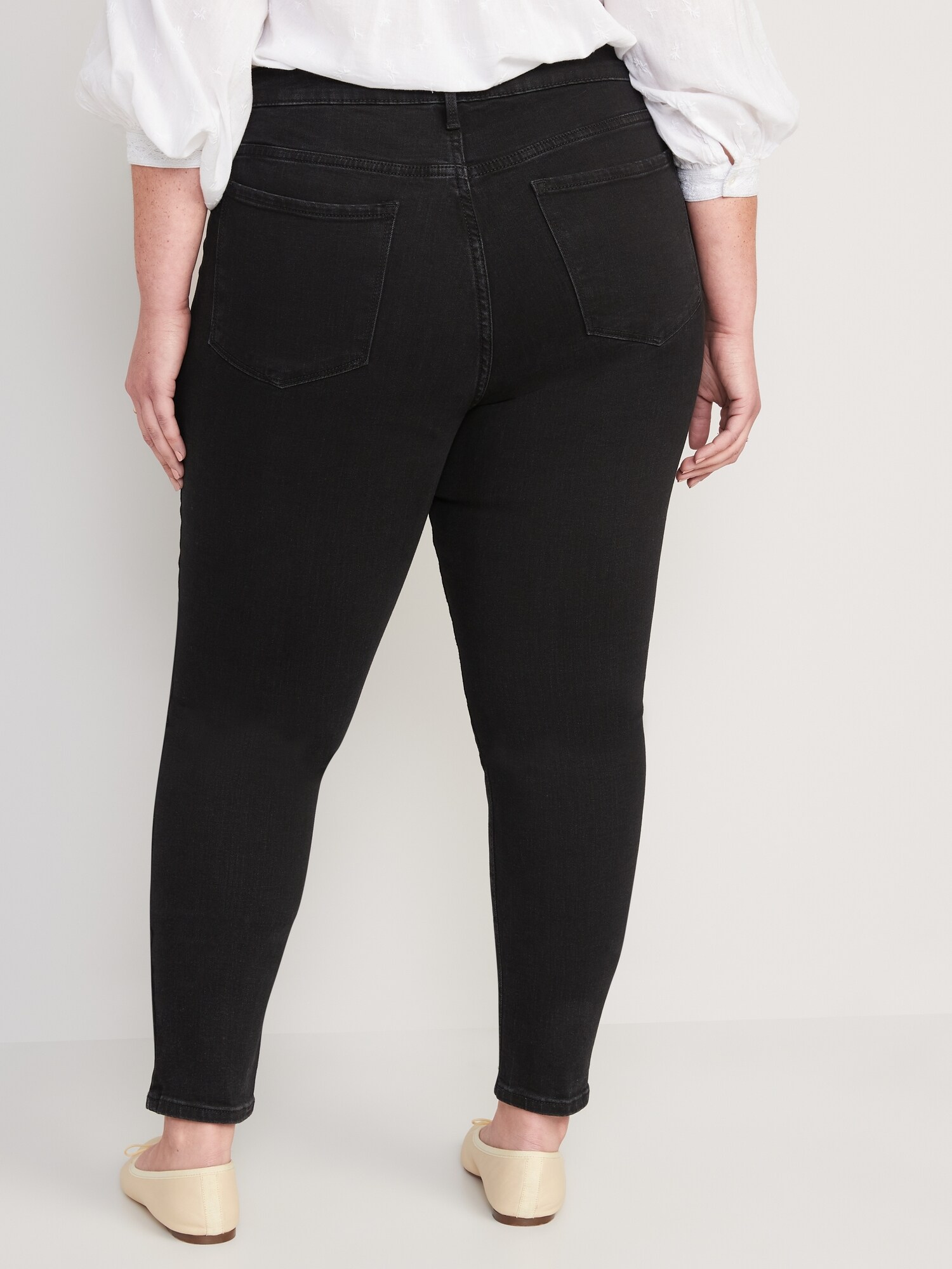 Pop Icon Skinny Black Ripped Jeans 