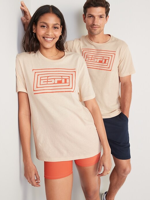 Voir une image plus grande du produit 2 de 3. T-shirt à imprimé ESPN™ unisexe pour Adulte