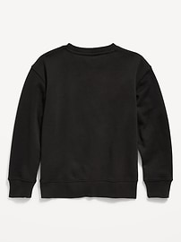View large product image 3 of 3. Gender-Neutral Crew-Neck Sweatshirt for Kids
