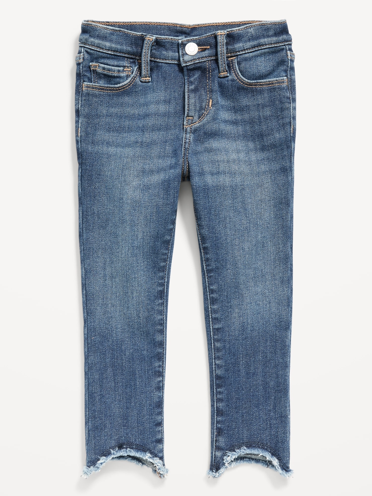 Unisex 360 Stretch Frayed Hem Super Skinny Jeggings for Toddler