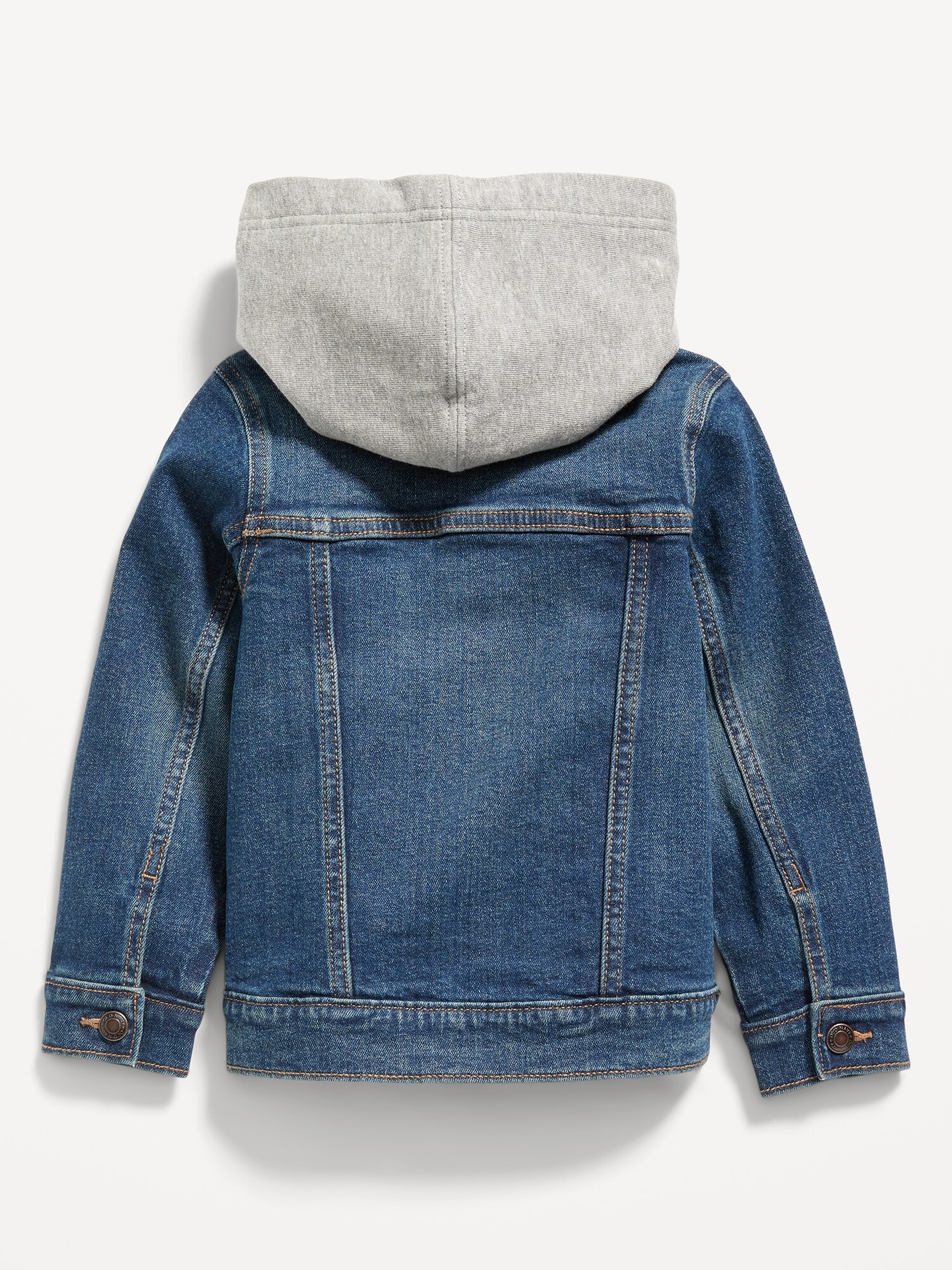 Boys hooded denim outlet jacket