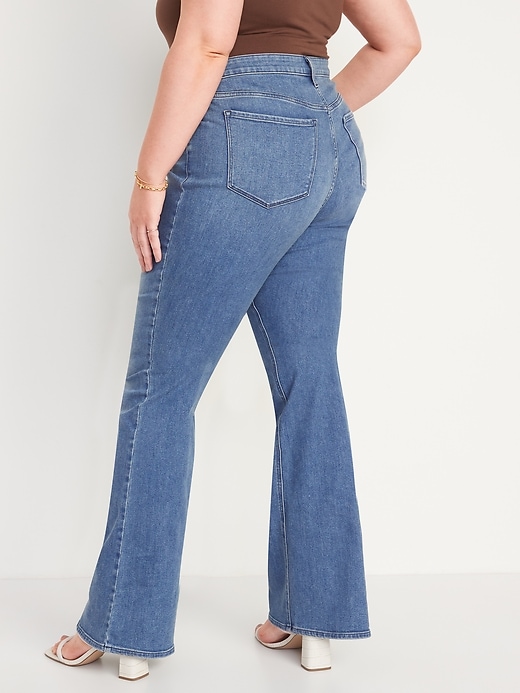JEAN HAUL!! Old Navy High-Waisted Wow Flare Jeans Try-on / First  Impressions, Honest Review! 