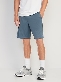 Go-Dry Side-Panel Performance Shorts for Men - 9-inch inseam