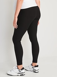 Image number 2 showing, Maternity Full-Panel Rib-Knit Leggings 2-Pack