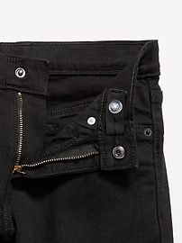 L'image numéro 2 présente Jean noir droit à extensibilité intégrée pour Garçon