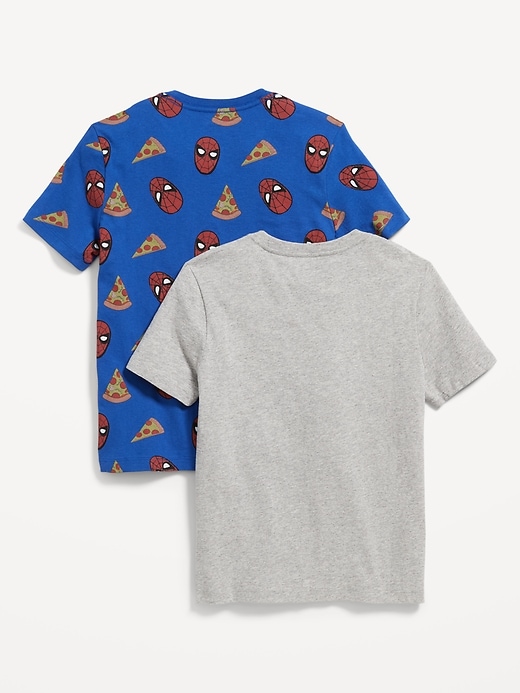 Voir une image plus grande du produit 2 de 2. T-shirt à imprimé Marvel Comics™ unisexe pour Enfant (paquet de 2)