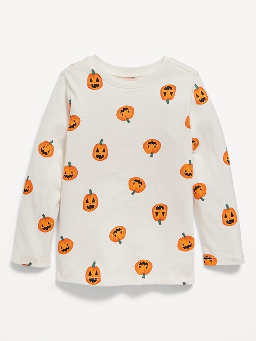 Unisex Halloween-Print Long-Sleeve T-Shirt for Toddler