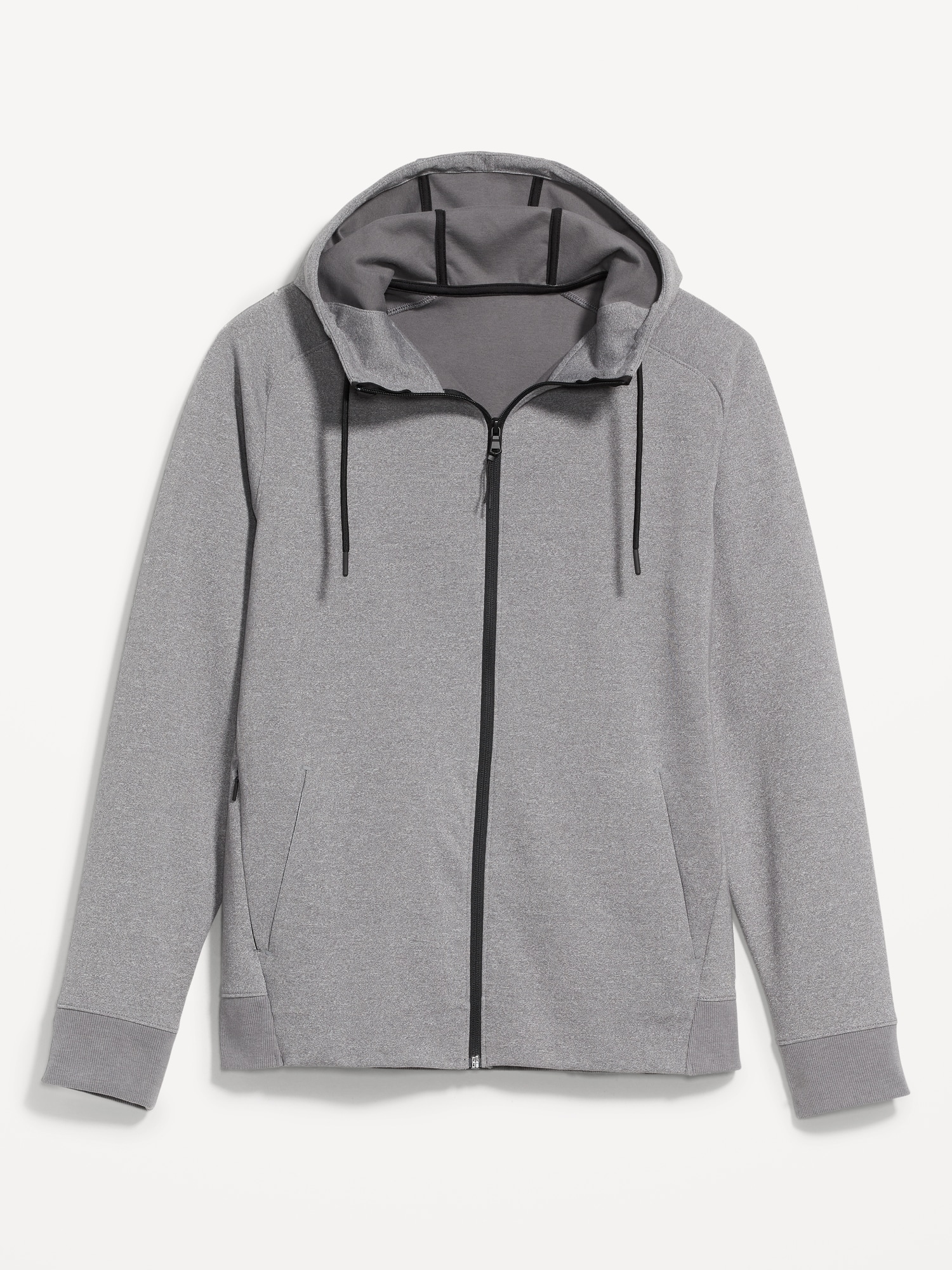 Dynamic Fleece HiddenPocket ZipFront Hoodie for Men Old Navy