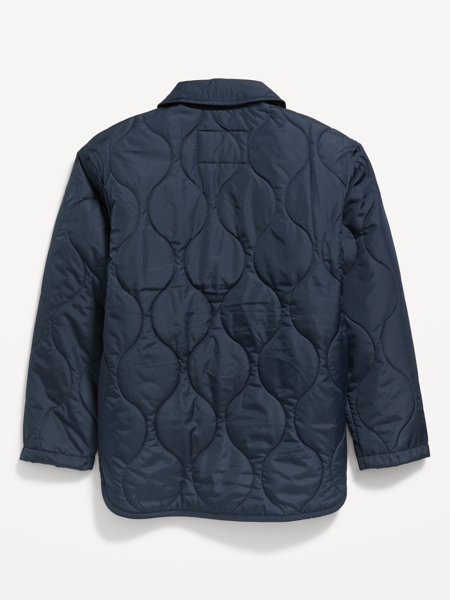 Water-Resistant Quilted Button-Front Jacket for Girls | Old Navy