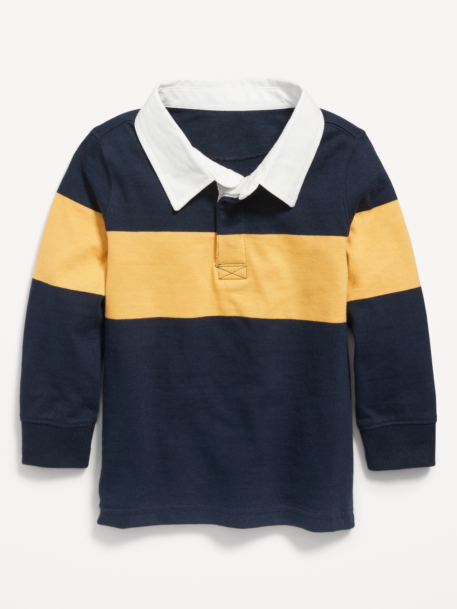 old navy yellow polo