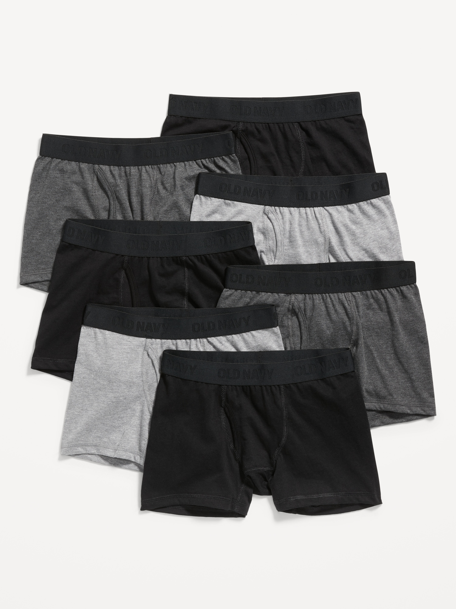 Old Navy Boxer-Briefs Underwear 7-Pack for Boys black. 1