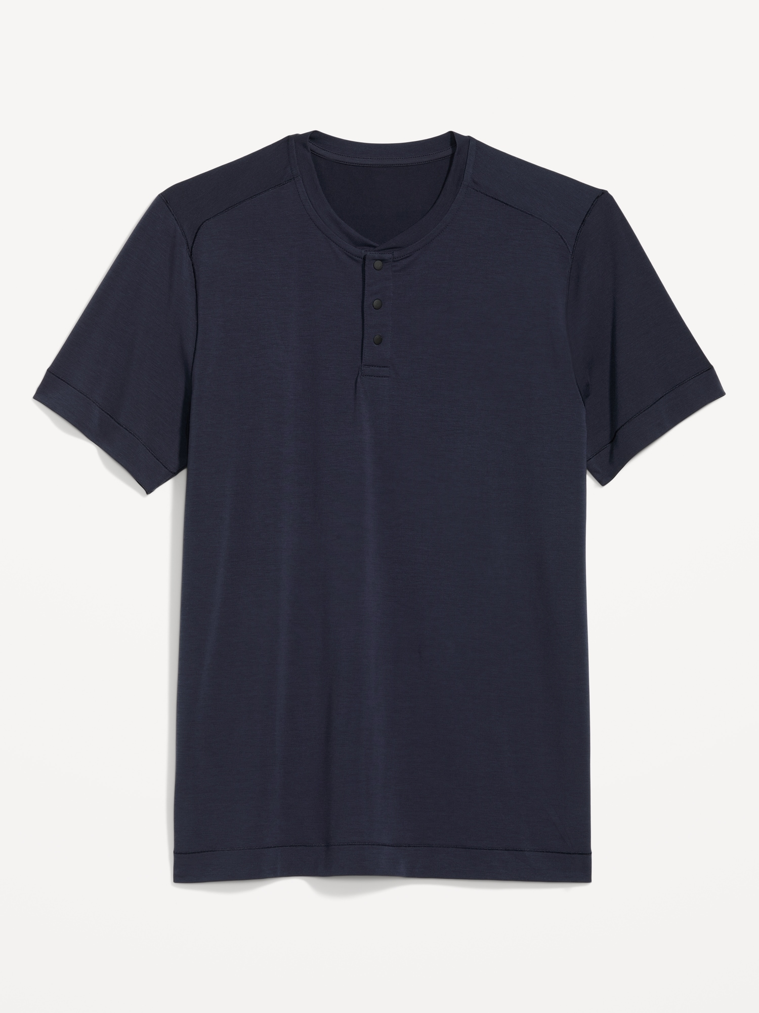 Navy blue henley shirt sale