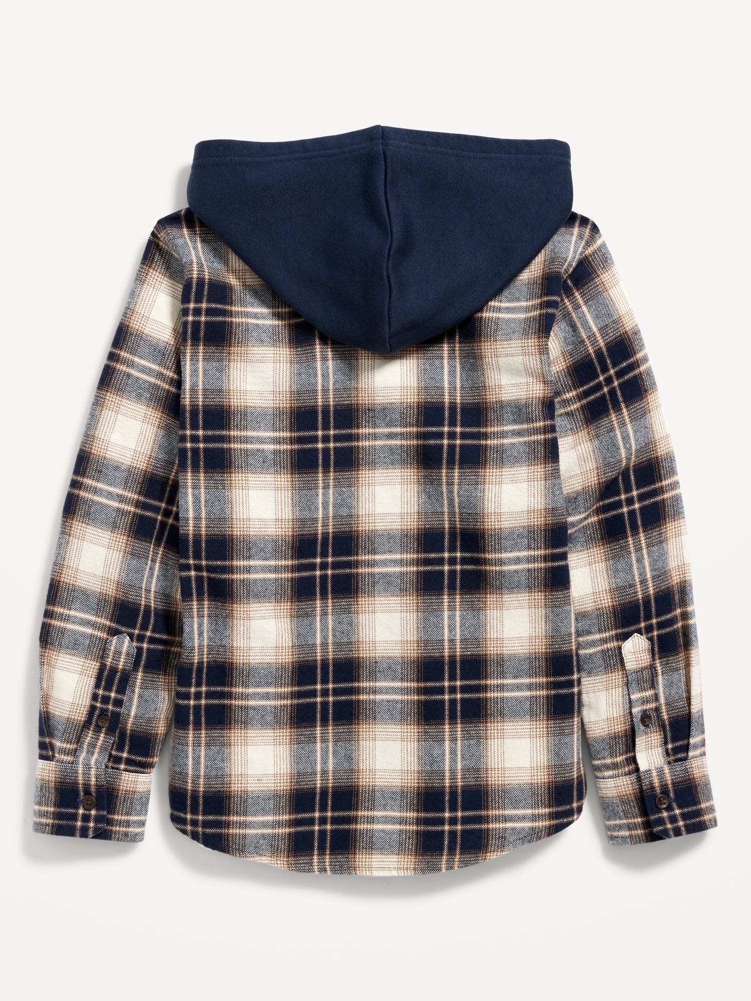 old navy hooded flannel