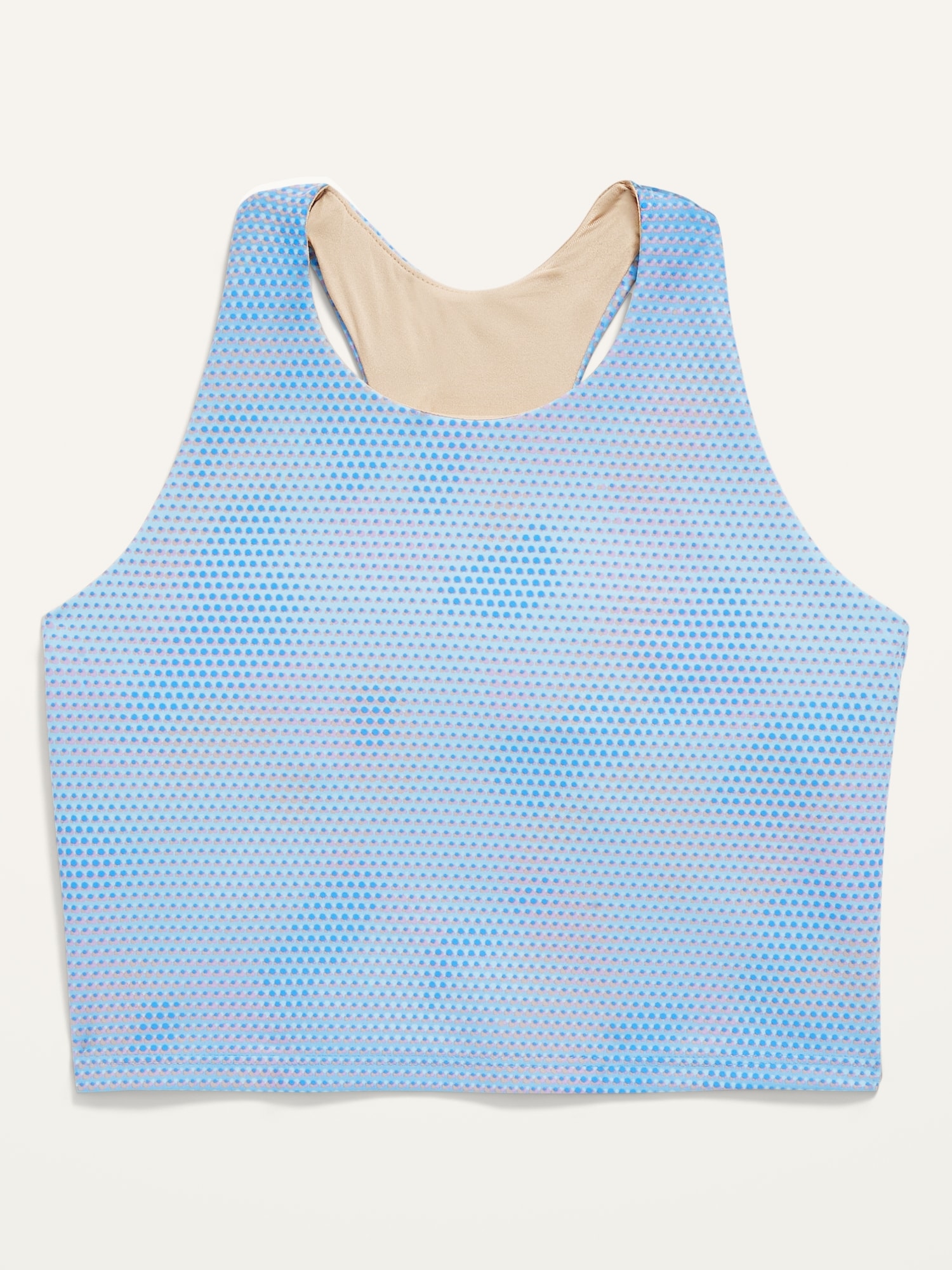 Old Navy PowerSoft Longline Sports Bra for Girls blue. 1