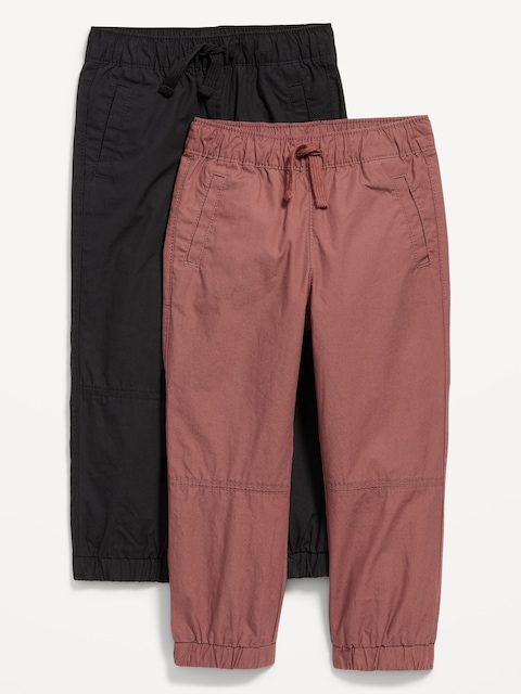 PANTALON DE JOGGING EN POPELINE POUR TOUT-PETIT GARÇON (PAQUET DE 2)