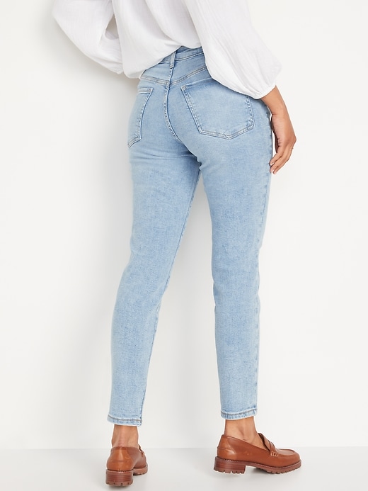 Image number 2 showing, High-Waisted OG Straight Button-Fly Extra-Stretch Jeans for Women