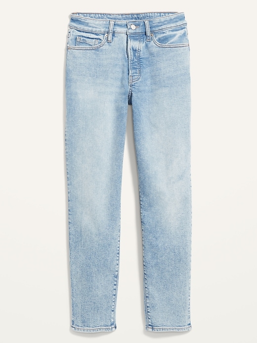 Image number 4 showing, High-Waisted OG Straight Button-Fly Extra-Stretch Jeans for Women