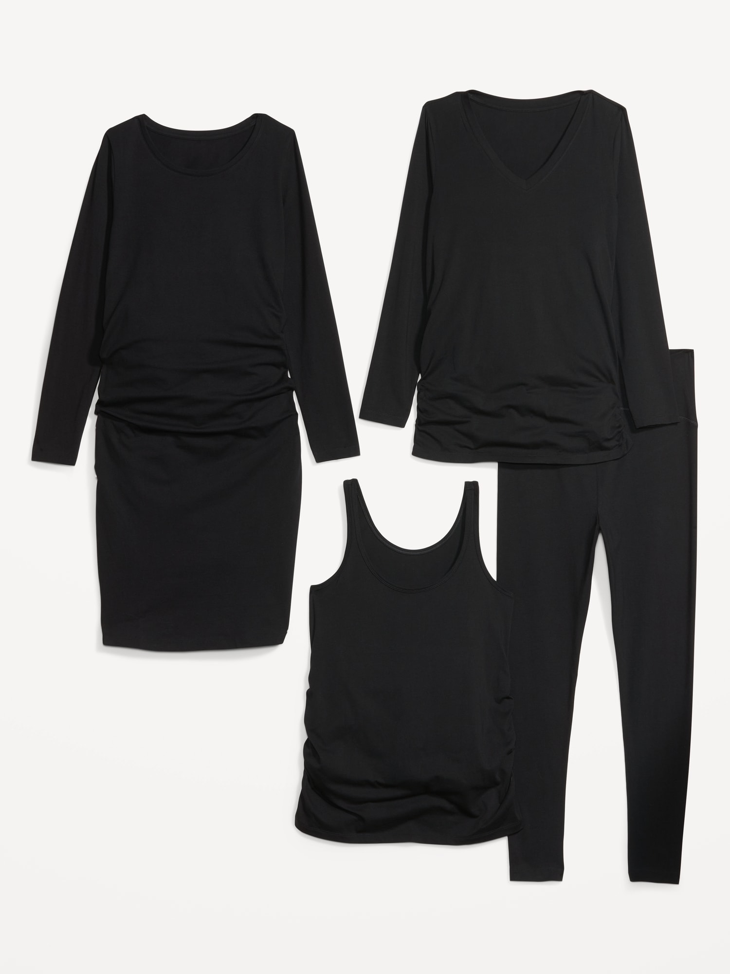 Old Navy Maternity Jersey-Knit 4-Piece Essentials Kit black. 1